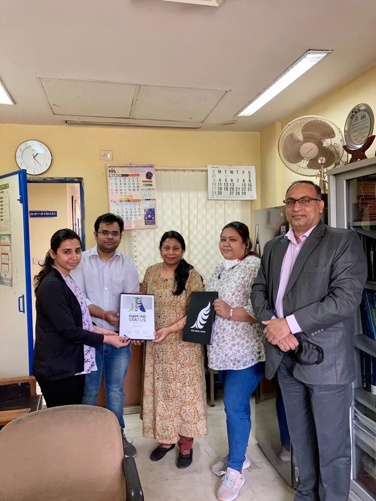 IHBAS Team Receive WSO Angels Diamond Award